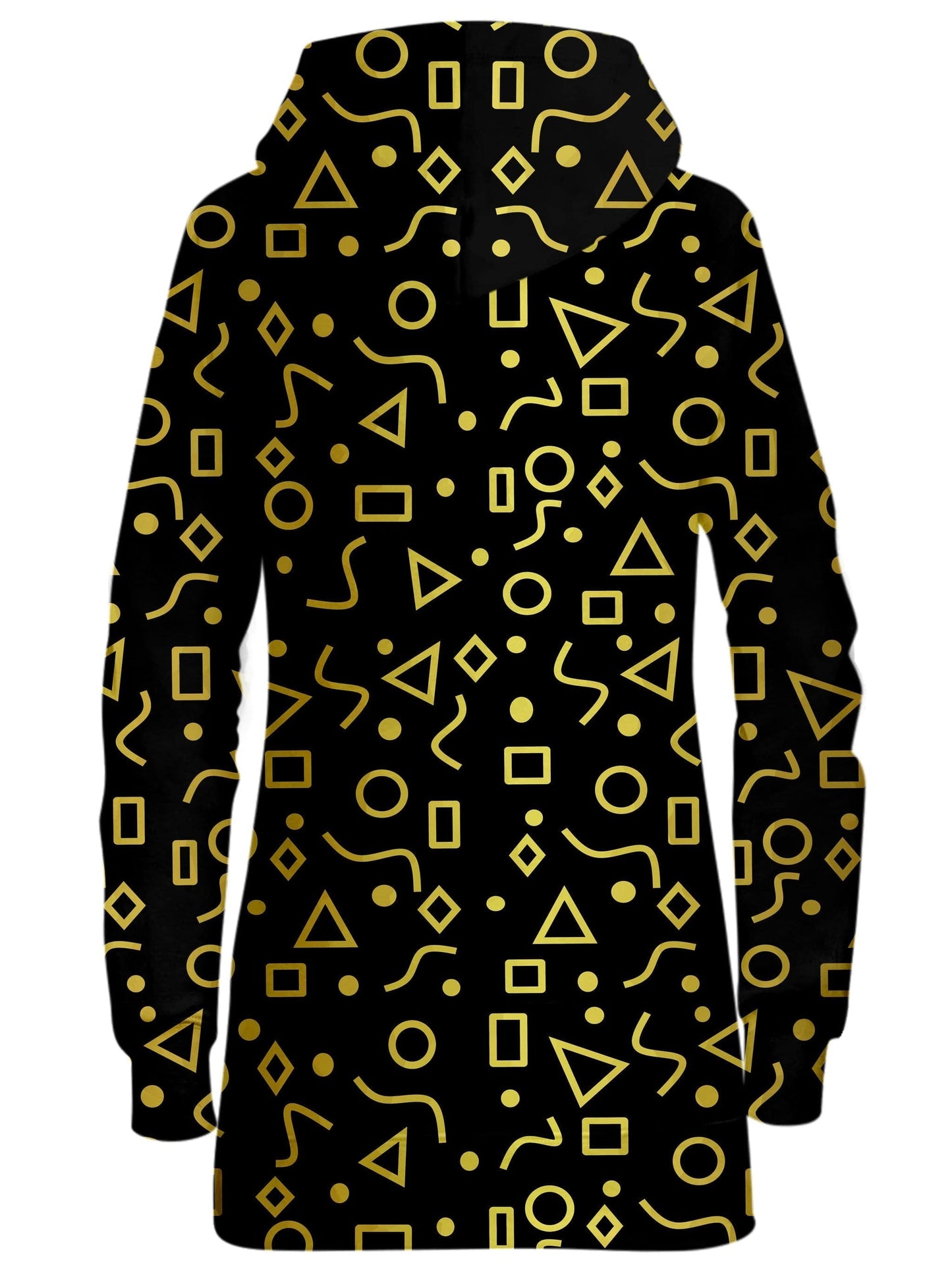 Mod Gold Shapes Hoodie Dress, Sartoris Art, | iEDM
