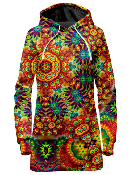 Ornate Color Journey Hoodie Dress, Sartoris Art, | iEDM