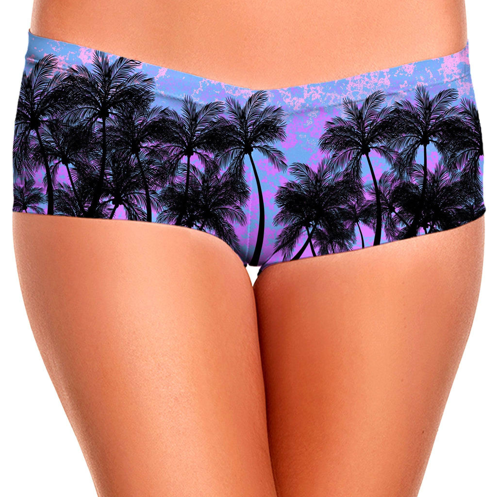 Paradise Palm Trees Booty Shorts, Sartoris Art, | iEDM