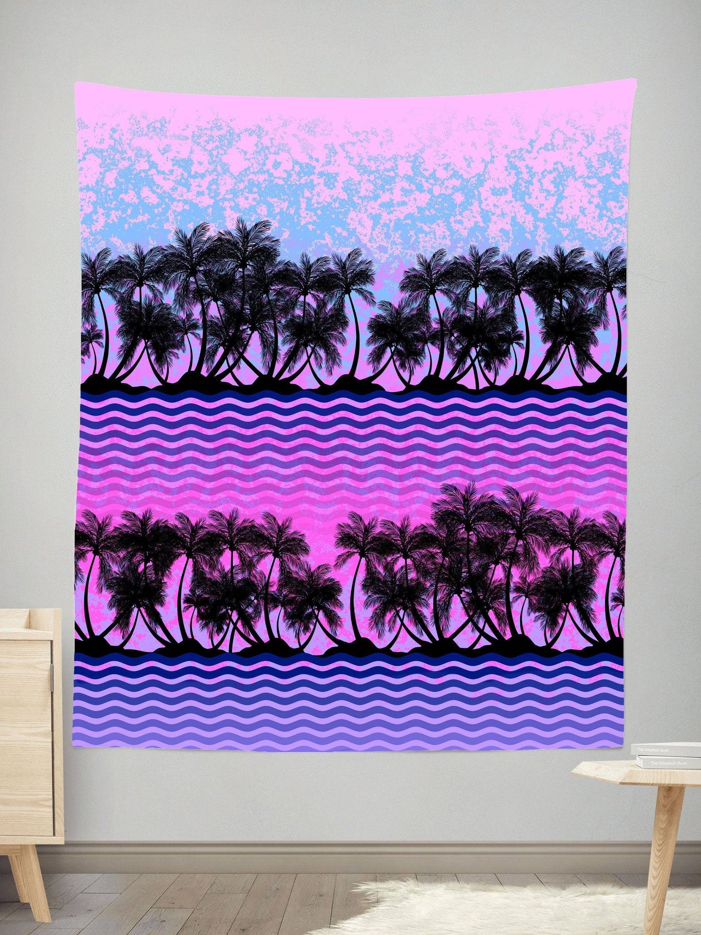 Paradise Palm Trees Tapestry, Sartoris Art, | iEDM