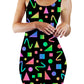 Party Geometric Bodycon Mini Dress, Sartoris Art, | iEDM