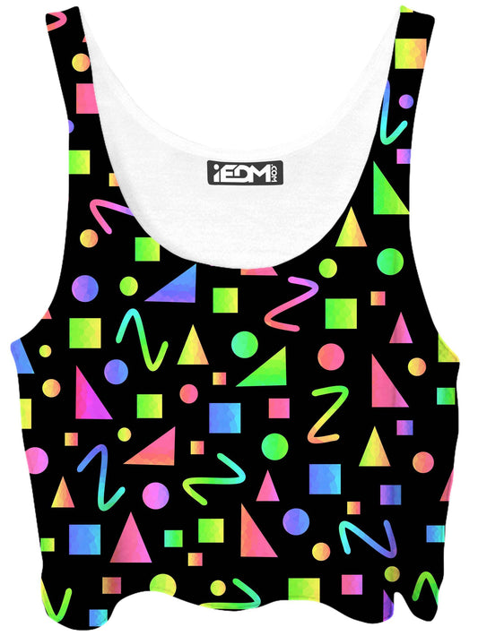 Party Geometric Crop Top, Sartoris Art, | iEDM