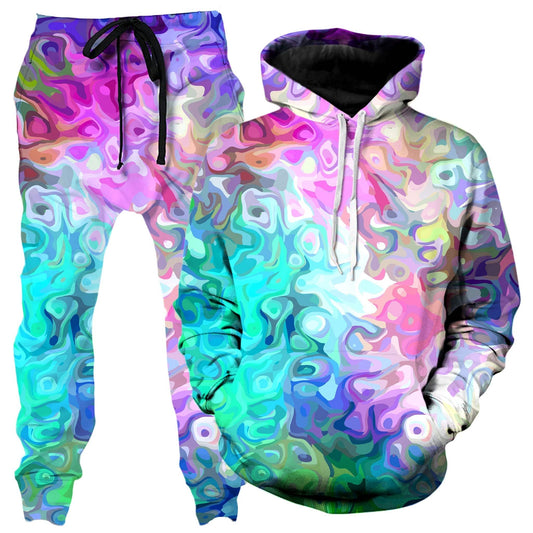 Pastel Confusion Hoodie and Joggers Combo, Sartoris Art, | iEDM