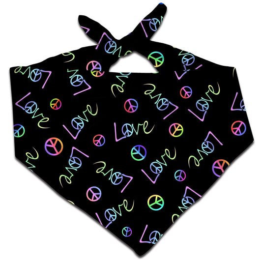 Peace and Love Bandana, Sartoris Art, | iEDM