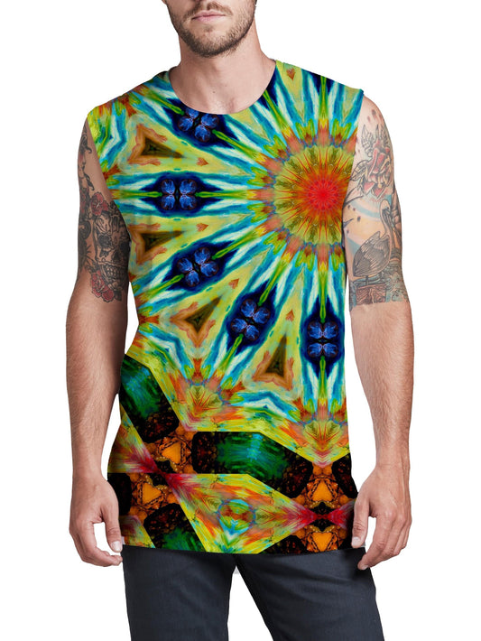 Peacock Spin Men's Muscle Tank, Sartoris Art, | iEDM