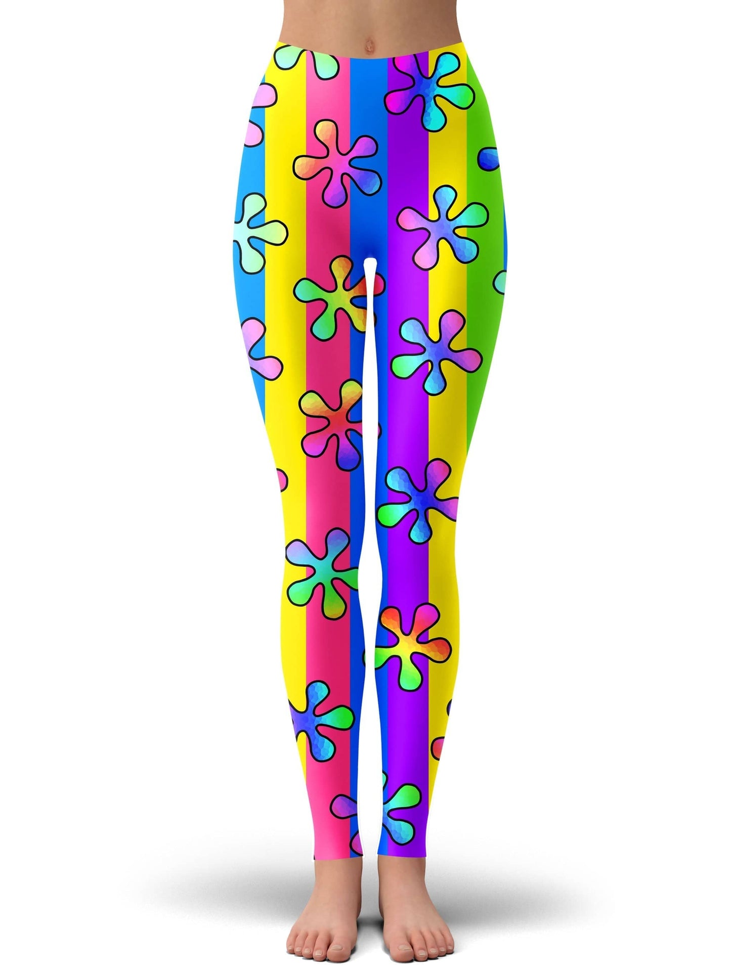 Psychedelic 60s Crop Top and Leggings Combo, Sartoris Art, | iEDM