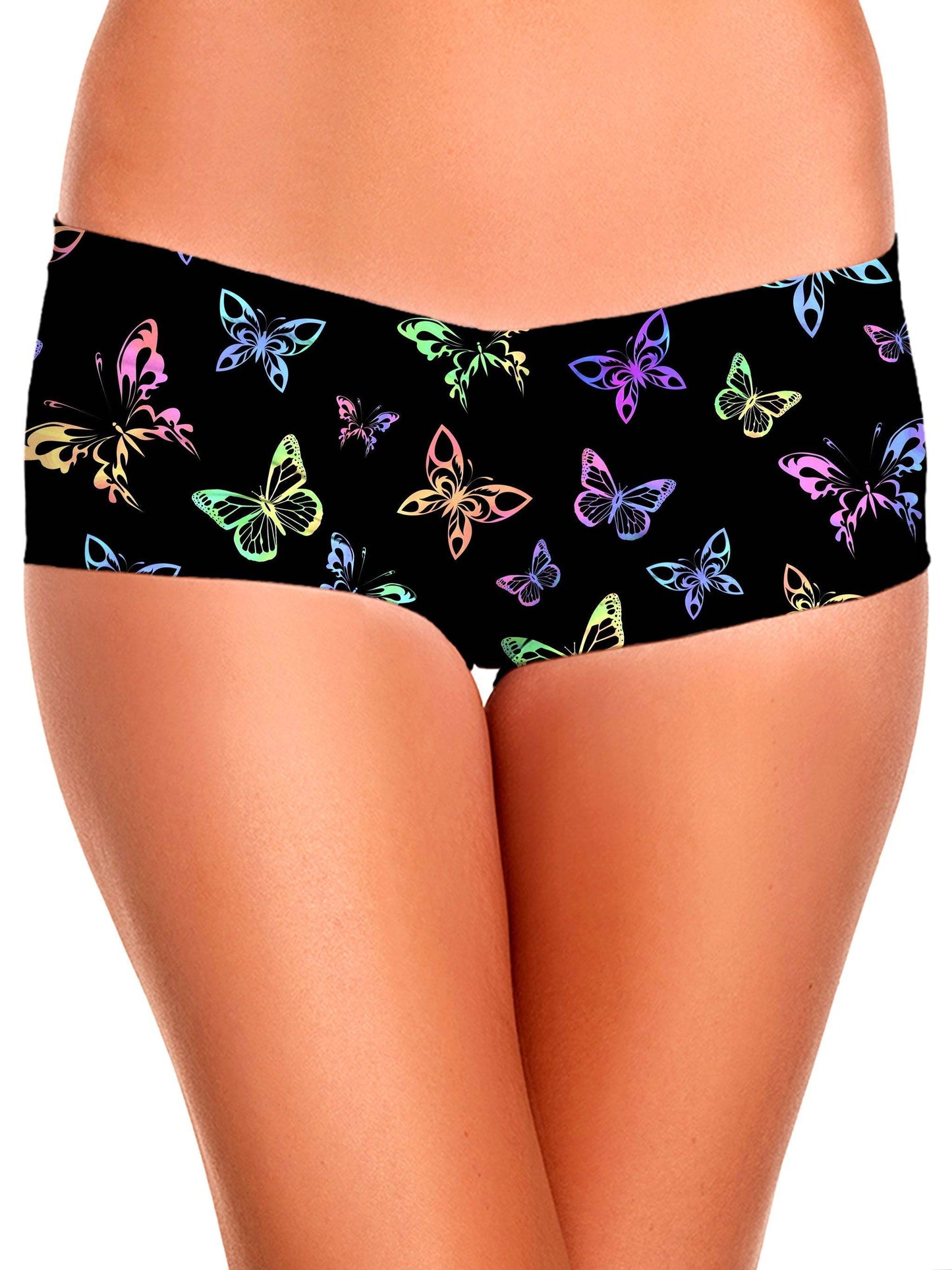 Psychedelic Butterflies Booty Shorts, Sartoris Art, | iEDM