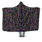 Psychedelic Shrooms Hooded Blanket, Sartoris Art, | iEDM