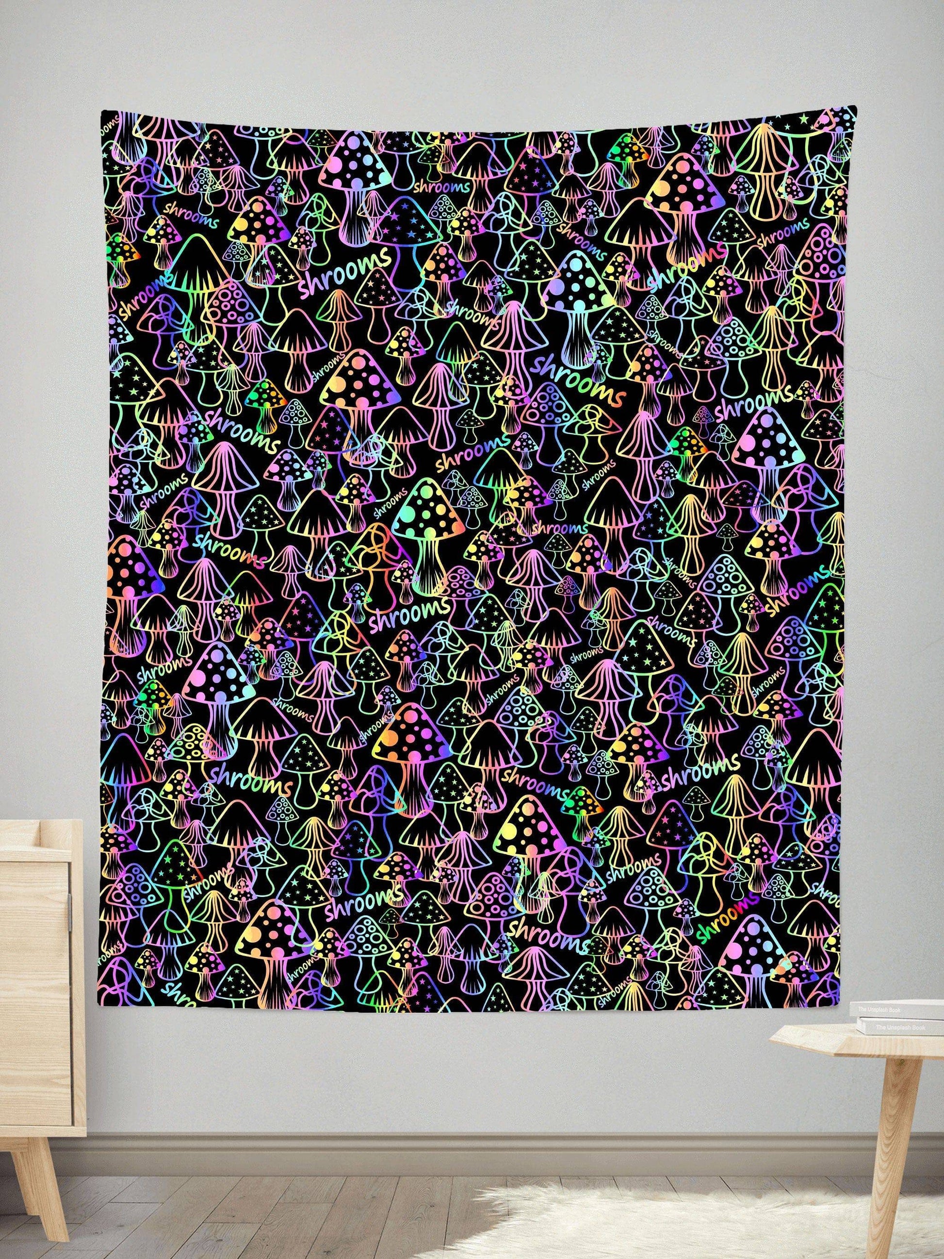 Psychedelic Shrooms Tapestry, Sartoris Art, | iEDM