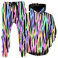 Psychedelic Tiger Stripes Hoodie and Joggers Combo, Sartoris Art, | iEDM