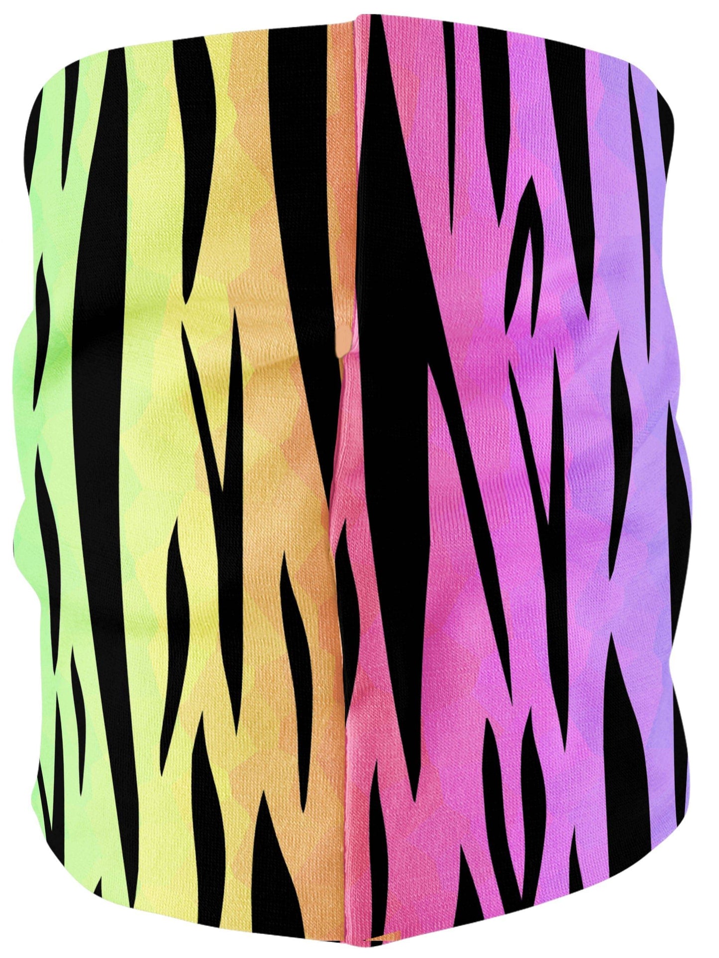 Rainbow Tiger Stripes Bandana Mask, Sartoris Art, | iEDM