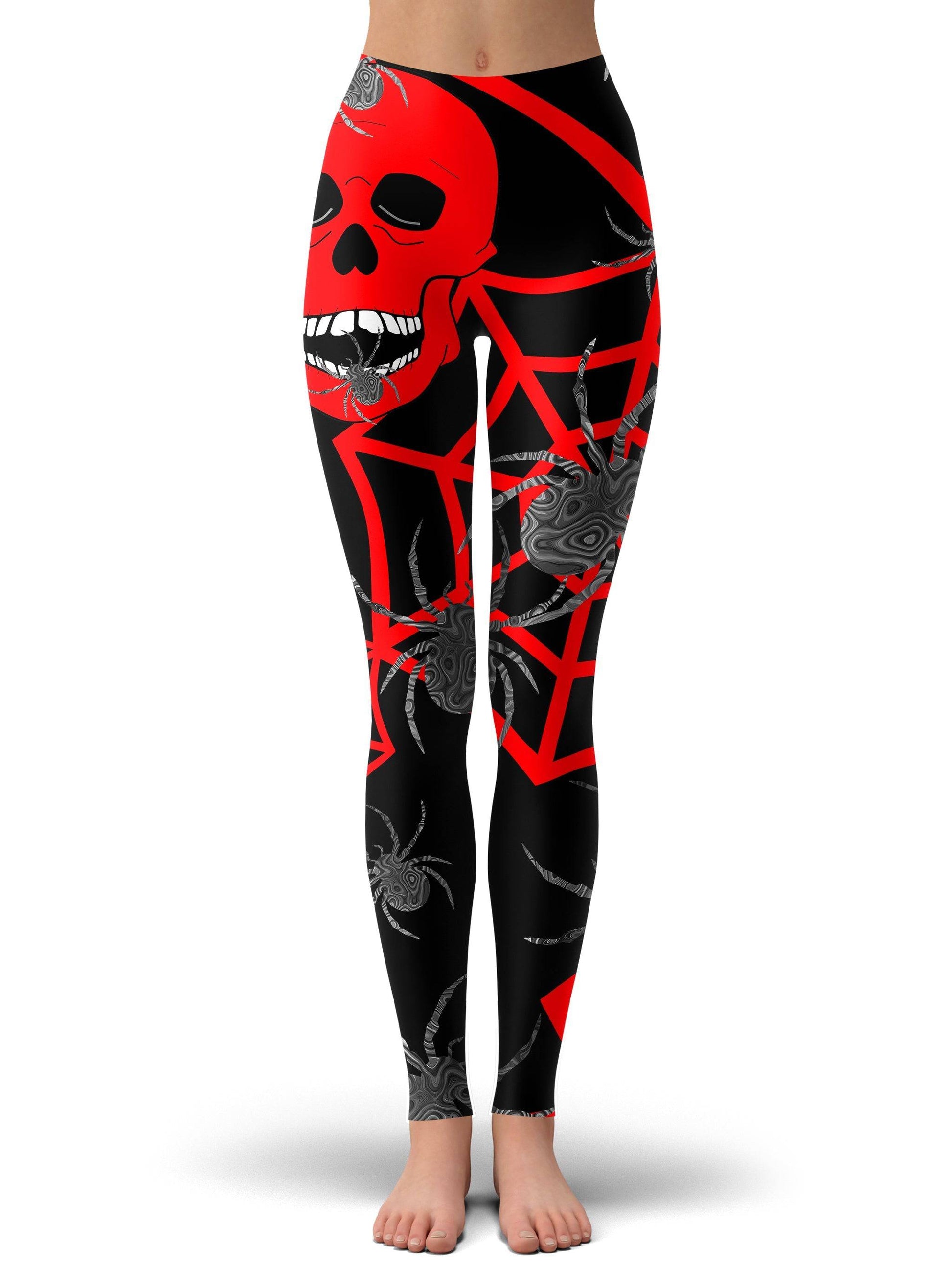 Red Skull Halloween Leggings – iEDM