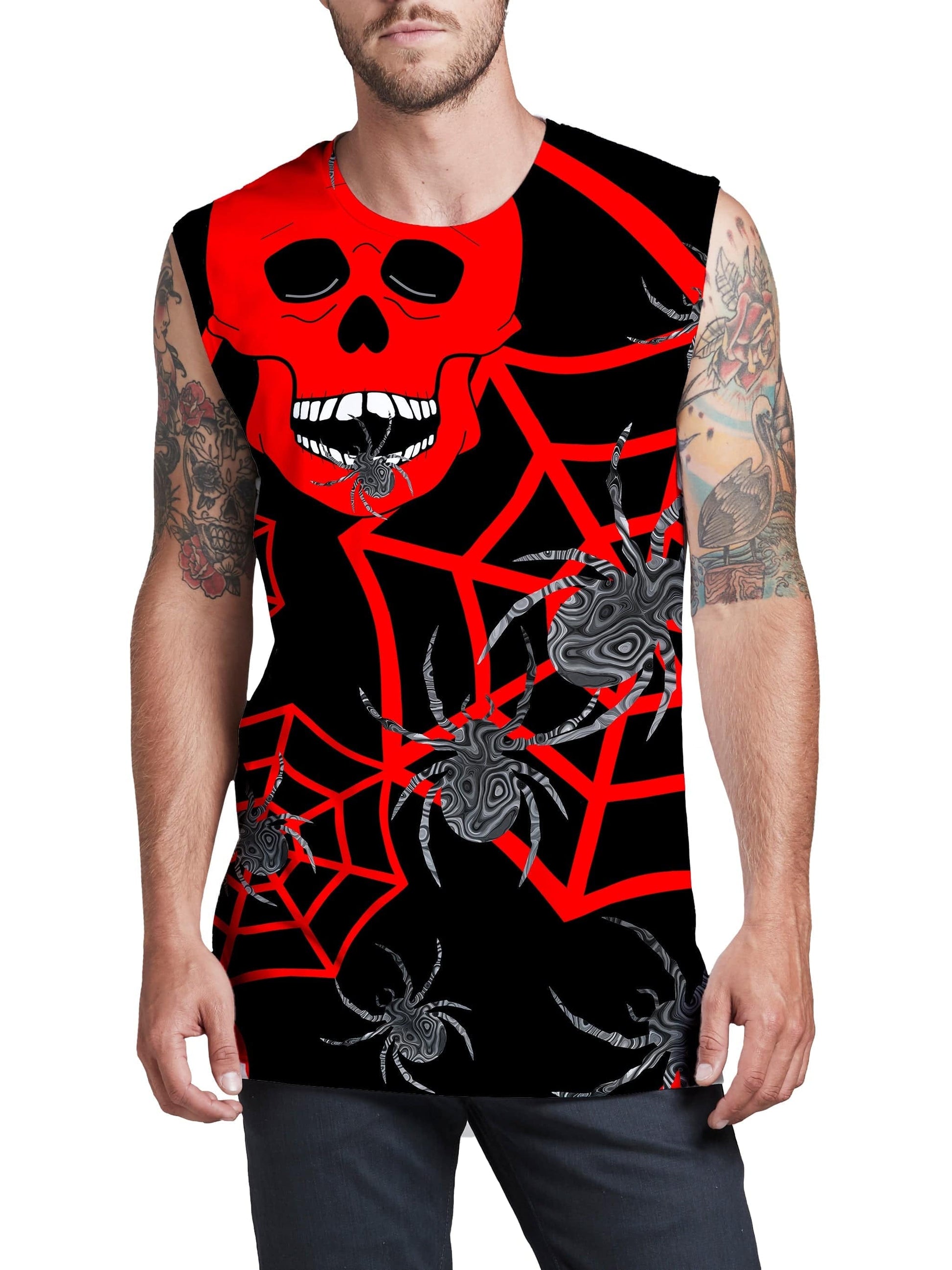 Red Skull Halloween Men's Muscle Tank, Sartoris Art, | iEDM