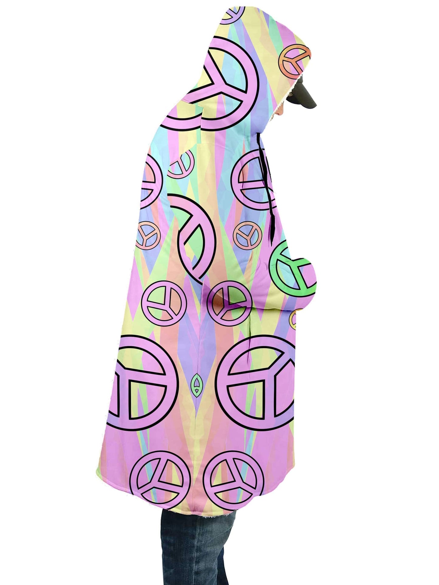 Retro Peace Symbol Cloak, Sartoris Art, | iEDM