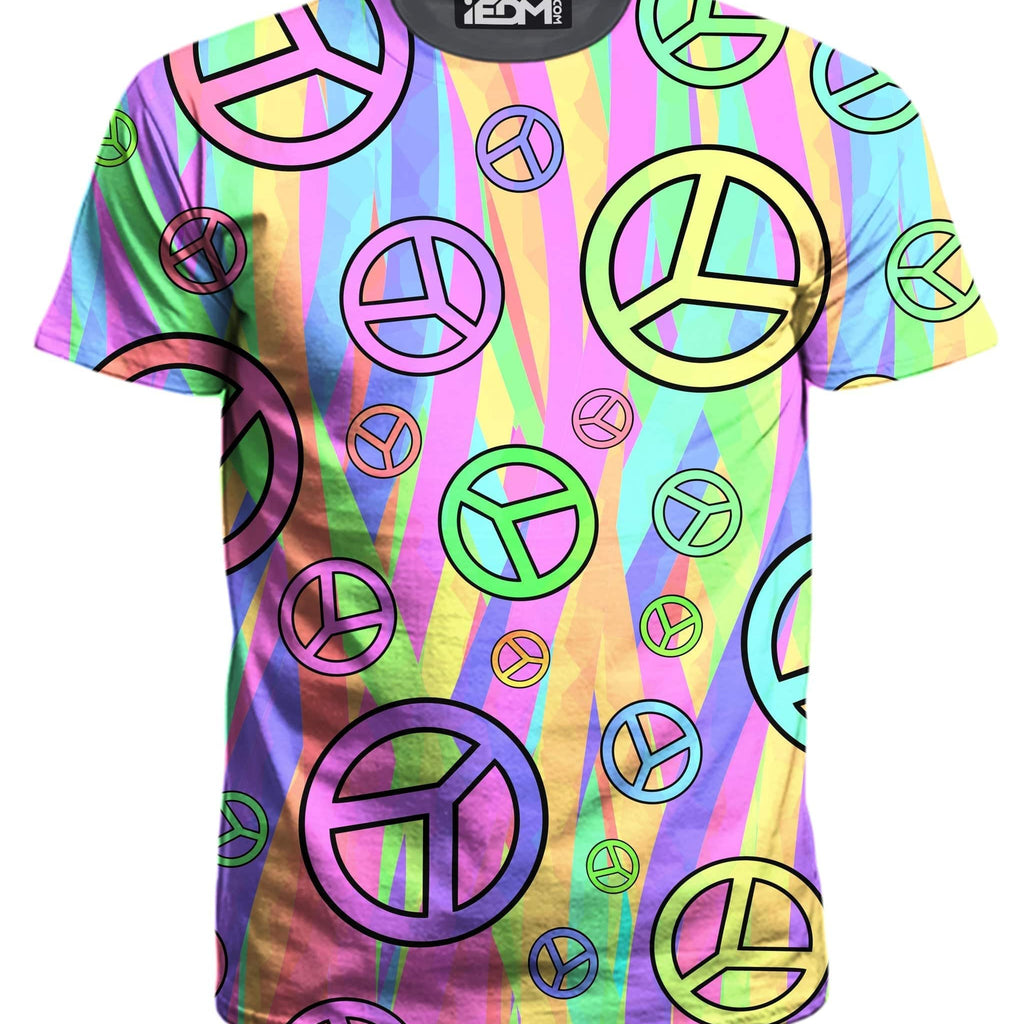 Retro Peace Symbol T-Shirt and Shorts Combo, Sartoris Art, | iEDM