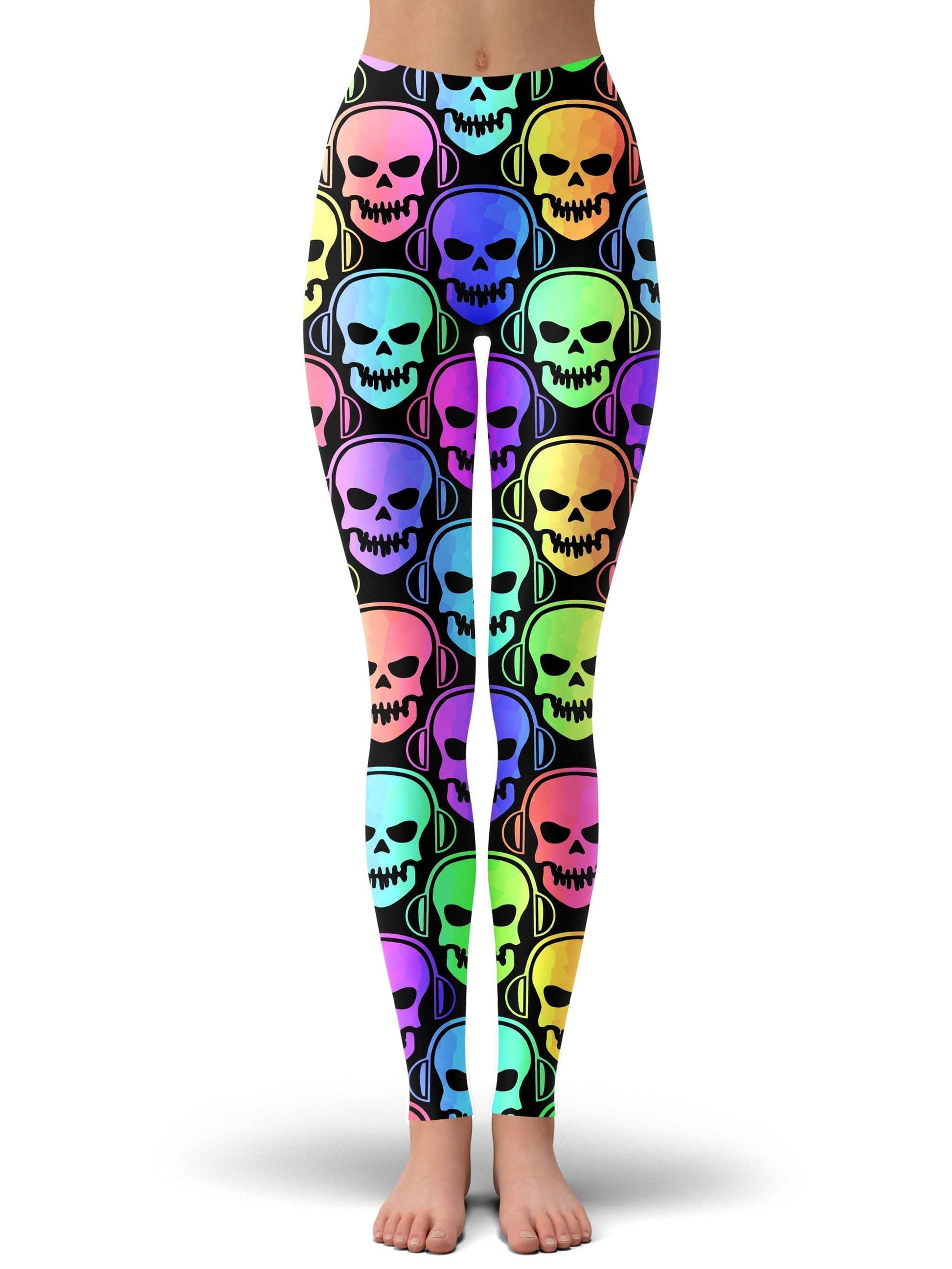 Skull Deejays Leggings, Sartoris Art, | iEDM