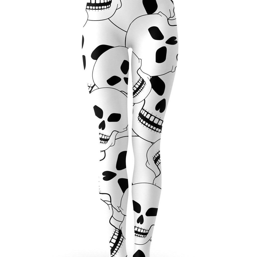 Skull Lovers 2 Zip-Up Hoodie and Leggings Combo, Sartoris Art, | iEDM