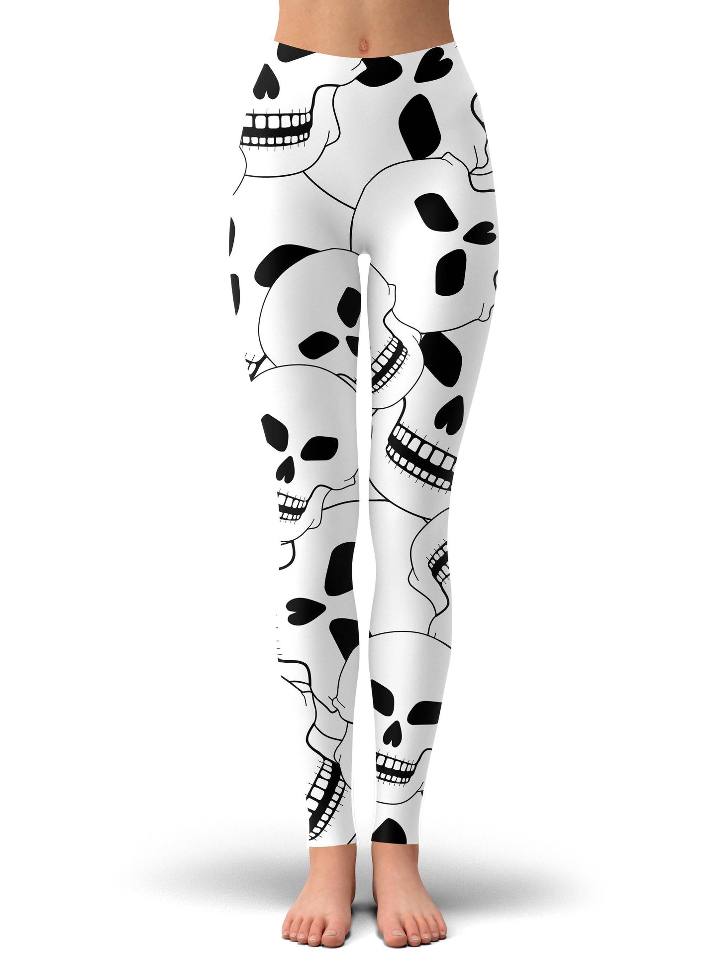 Skull Lovers 2 Zip-Up Hoodie and Leggings Combo, Sartoris Art, | iEDM