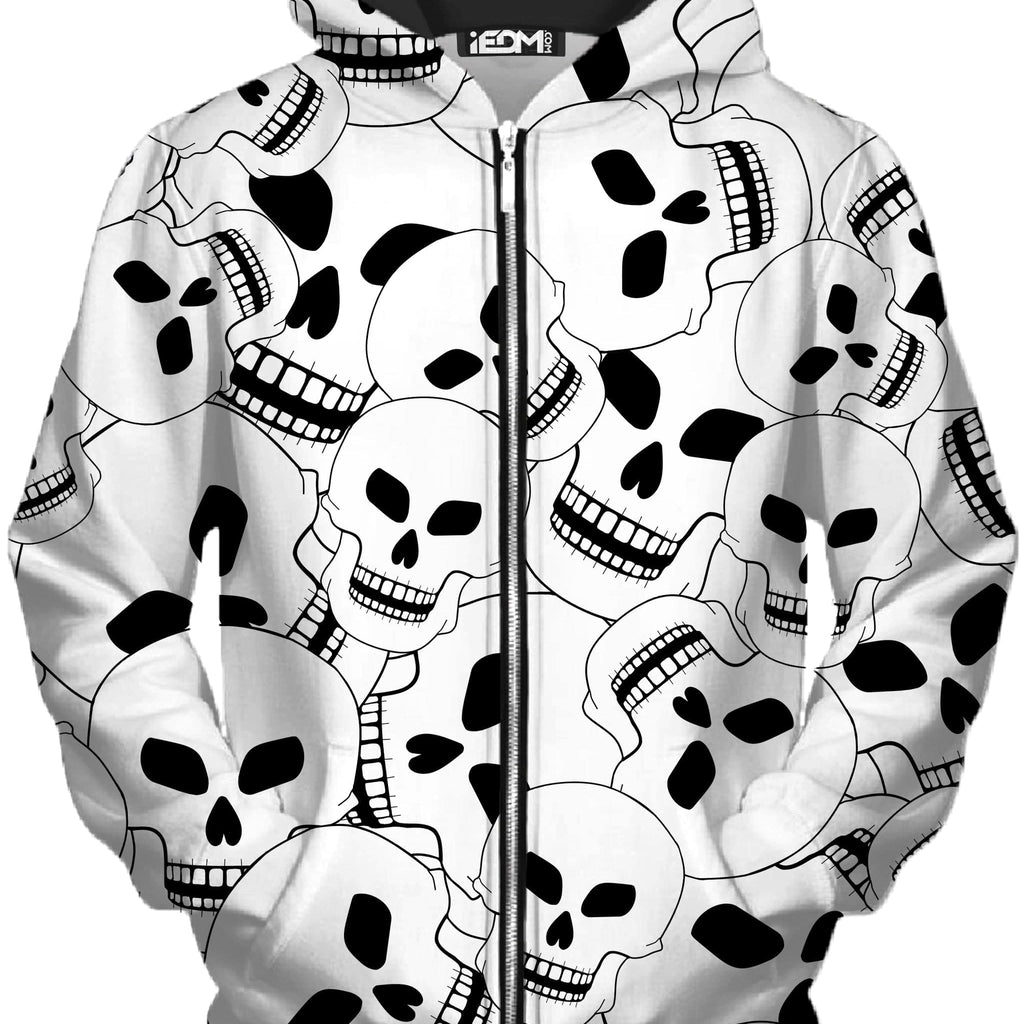 Skull Lovers 2 Zip-Up Hoodie and Leggings Combo, Sartoris Art, | iEDM