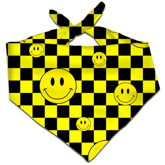 Smile Checkerboard Bandana, Sartoris Art, | iEDM
