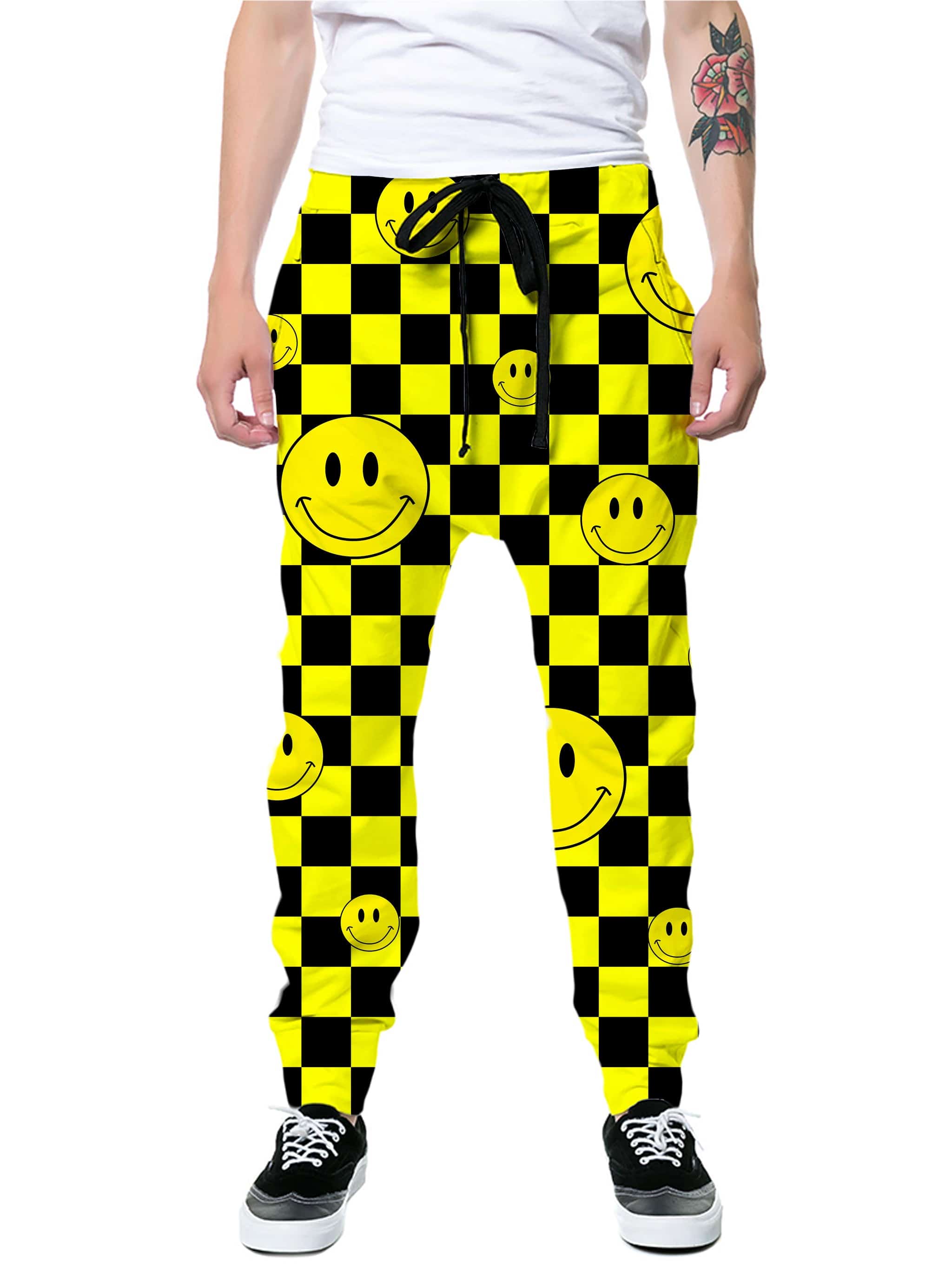 Checkerboard joggers outlet