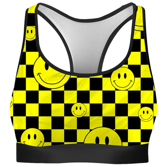 Smile Checkerboard Rave Bra, Sartoris Art, | iEDM