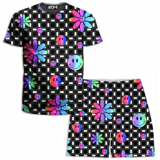 Smiles All Around T-Shirt and Shorts Combo, Sartoris Art, | iEDM