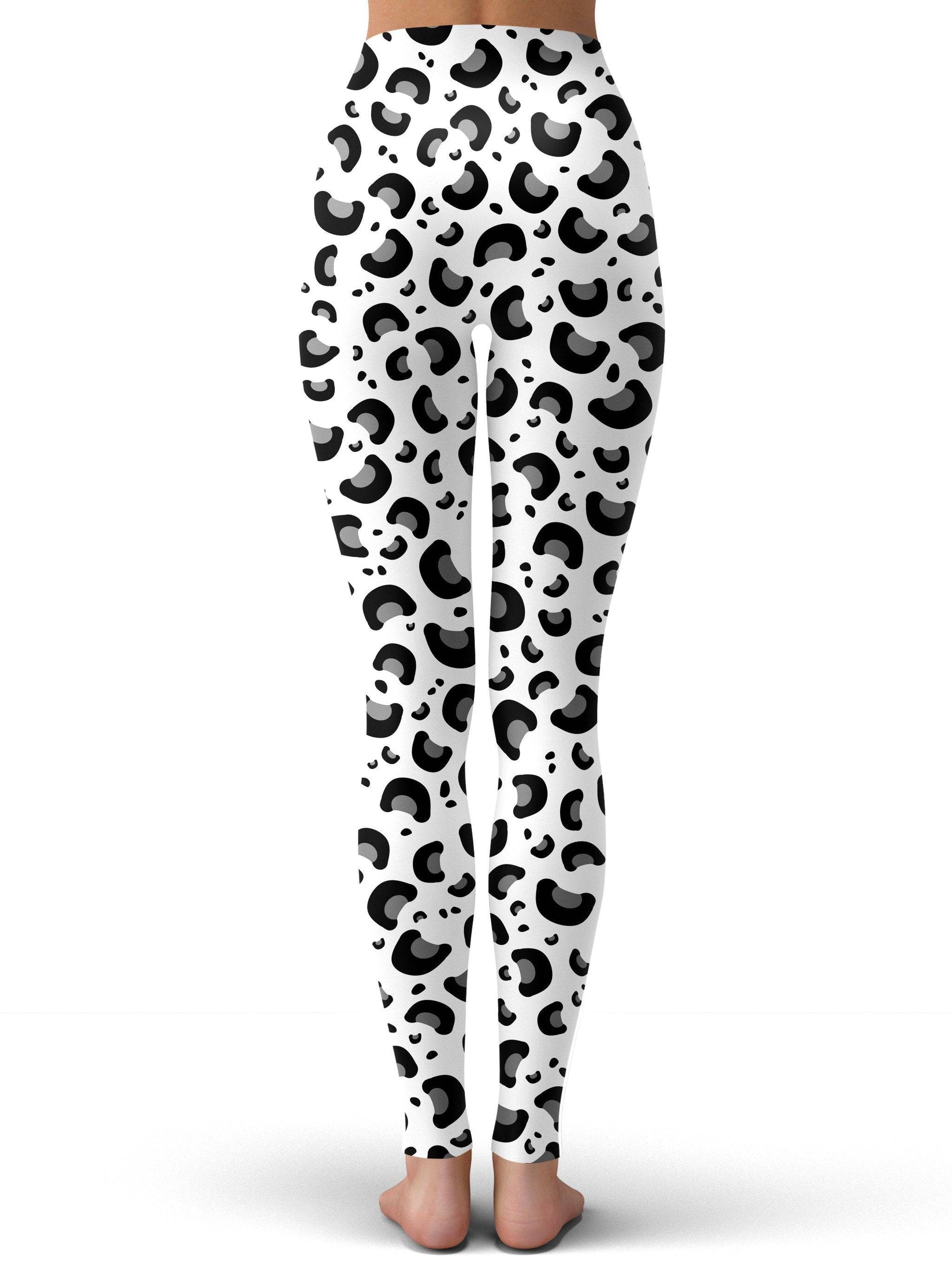 Snow Leopard Print Leggings, Sartoris Art, | iEDM