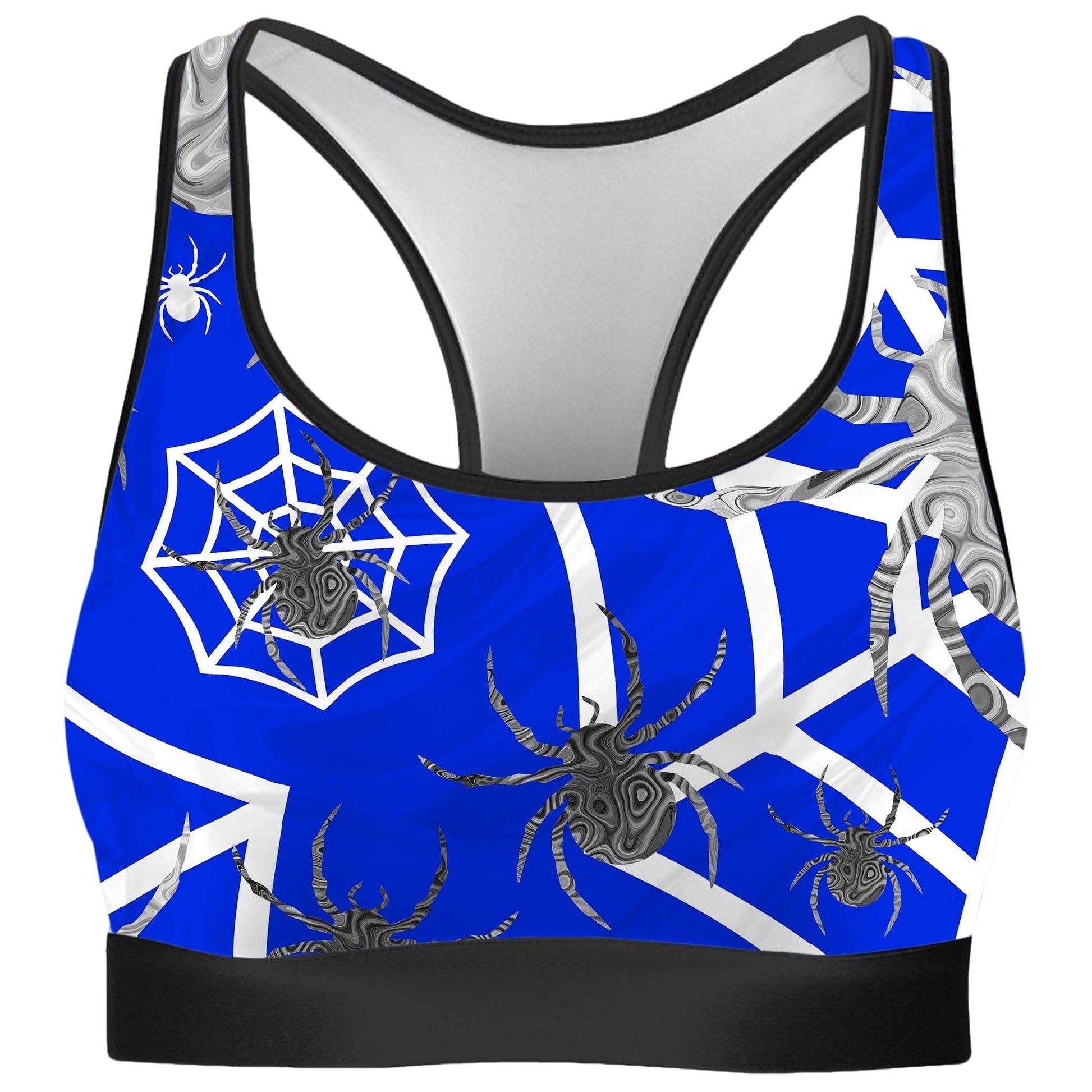 Spider Webs On Blue Rave Bra, Sartoris Art, | iEDM