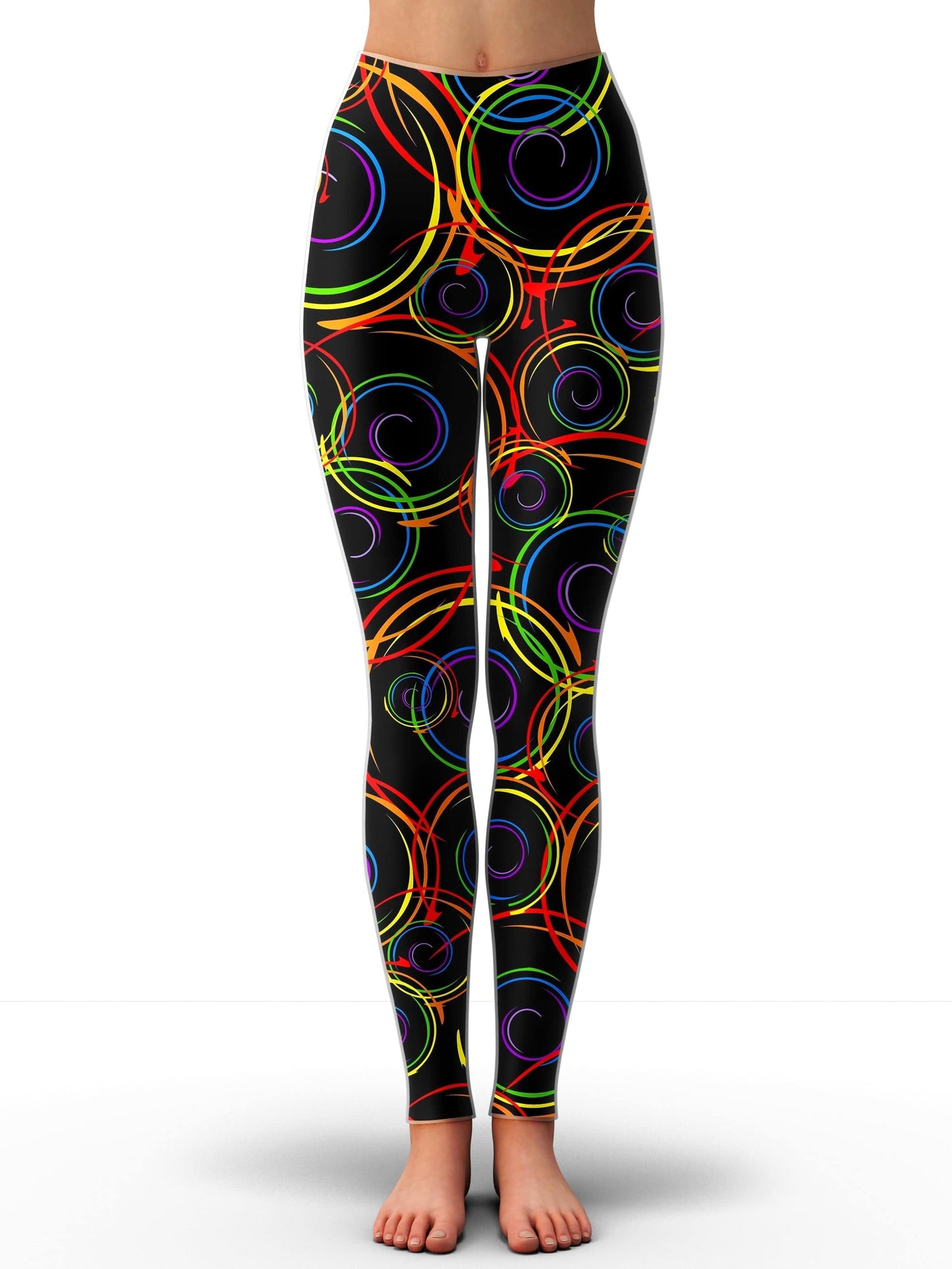 Swirl Abstract Leggings, Sartoris Art, | iEDM