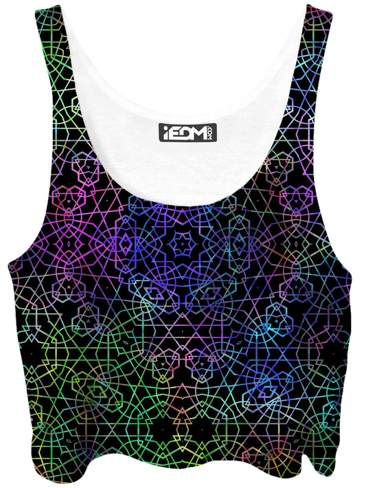 Symmetrical Color Journey Crop Top, Sartoris Art, | iEDM