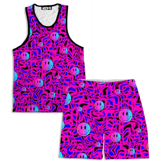 Trippy Smiles Tank and Shorts Combo, Sartoris Art, | iEDM