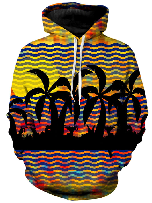 Trippy Tropical Nights Unisex Hoodie, Sartoris Art, | iEDM