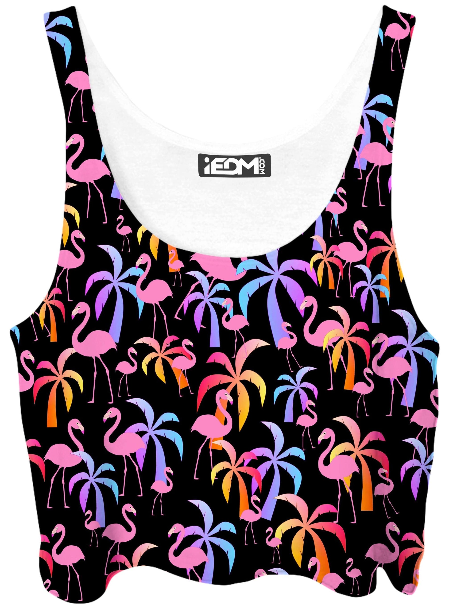 Tropical Palm Trees Crop Top, Sartoris Art, | iEDM