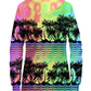 Tropical Sunset Hoodie Dress, Sartoris Art, | iEDM