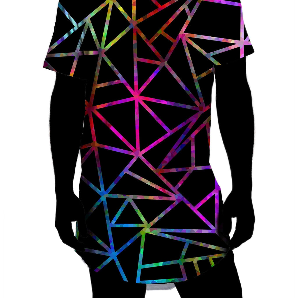 Webbed Geometric Drop Cut Unisex T-Shirt, Sartoris Art, | iEDM
