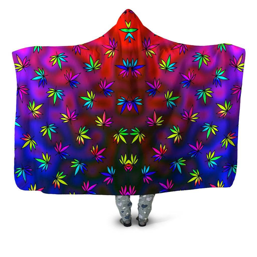 Weed Toss Hooded Blanket, Sartoris Art, | iEDM