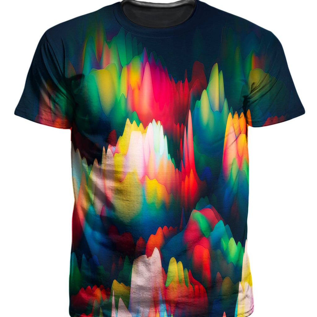 Abstract Waves Men's T-Shirt, Set 4 Lyfe, | iEDM