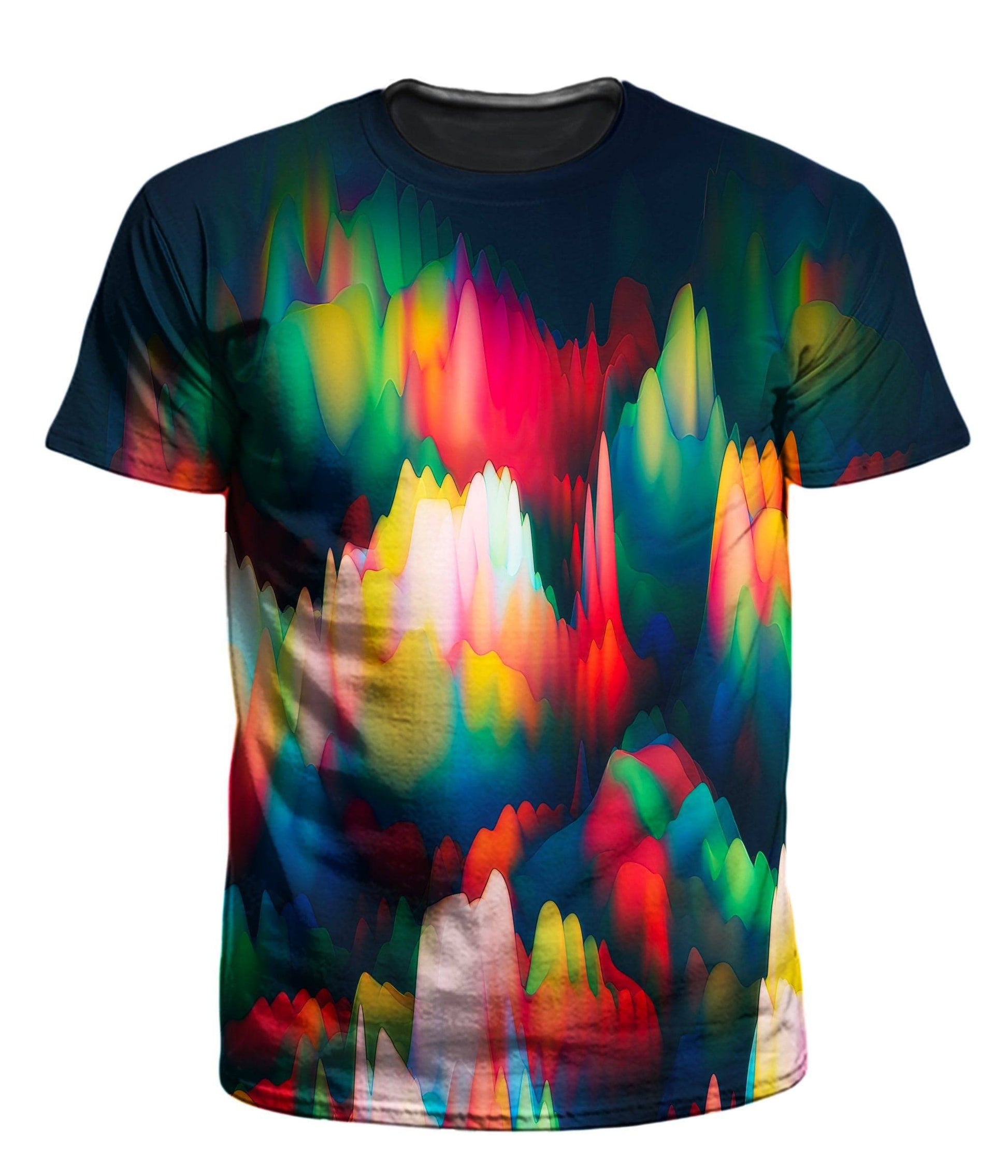 Abstract Waves Men's T-Shirt, Set 4 Lyfe, | iEDM