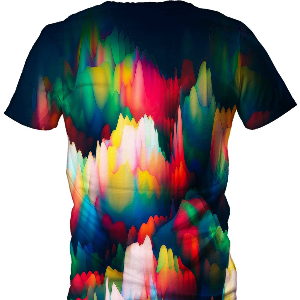 Abstract Waves Men's T-Shirt, Set 4 Lyfe, | iEDM