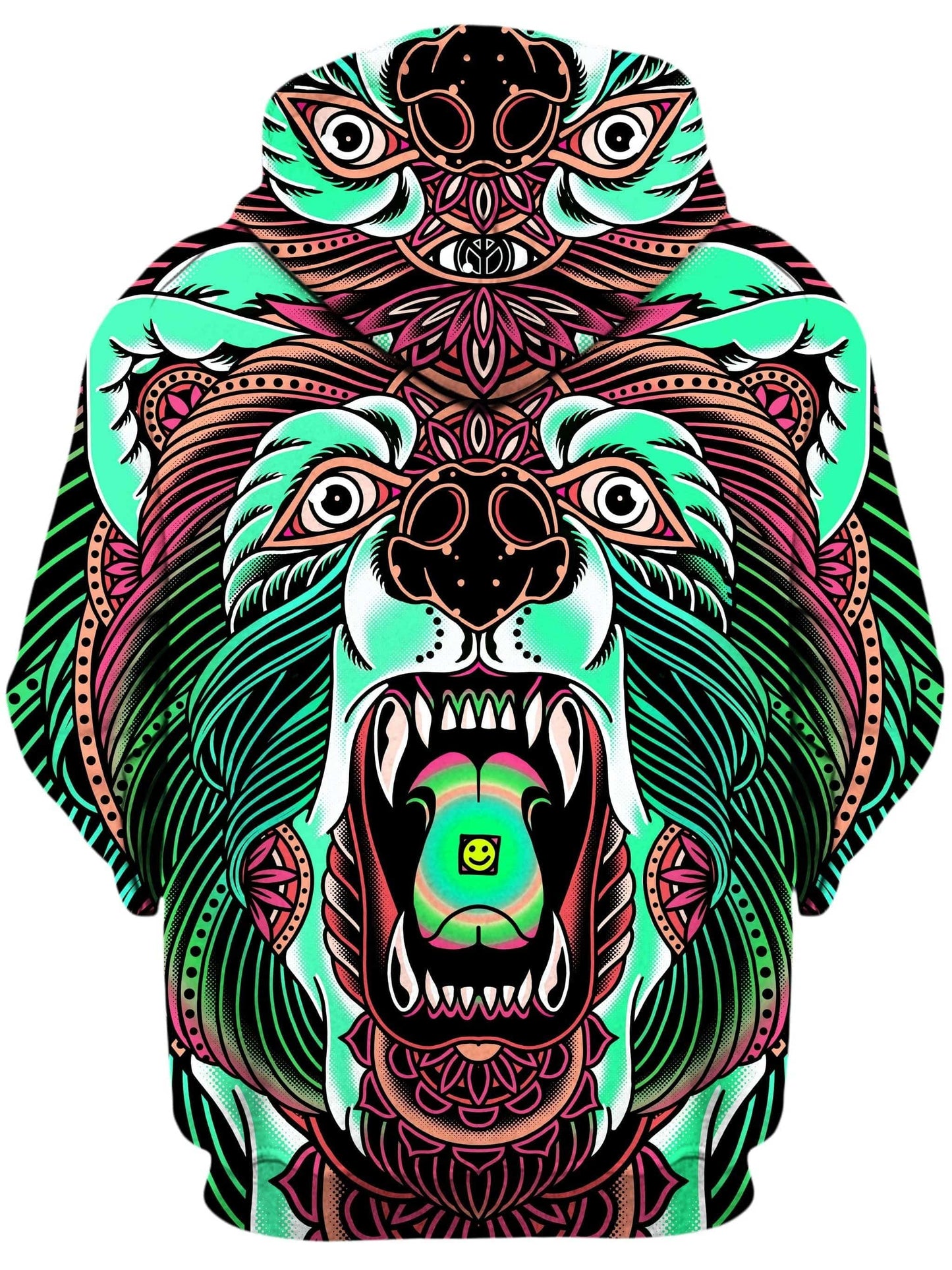 Acid Bear Lime Unisex Hoodie, Set 4 Lyfe, | iEDM