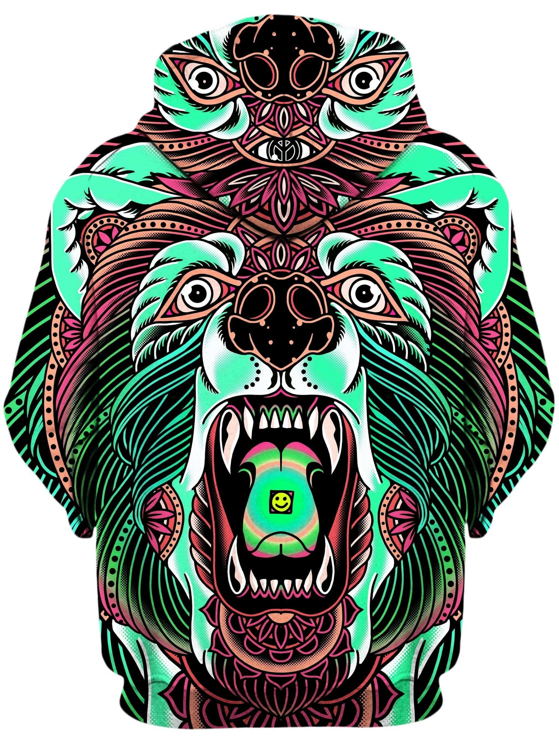 Acid Bear Lime Unisex Hoodie, Set 4 Lyfe, | iEDM
