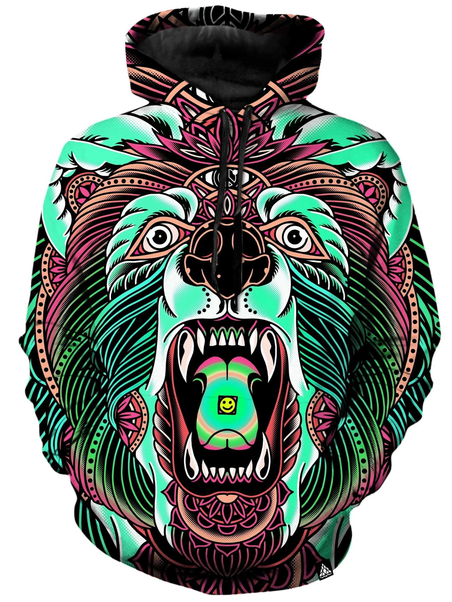 Acid Bear Lime Unisex Hoodie, Set 4 Lyfe, | iEDM