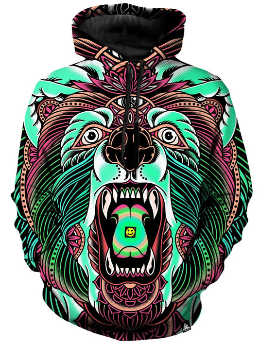 Acid Bear Lime Unisex Hoodie, Set 4 Lyfe, | iEDM