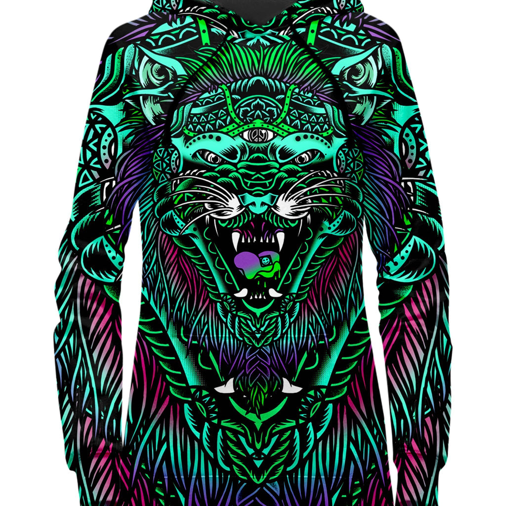Acid Tiger Hoodie Dress, Set 4 Lyfe, | iEDM