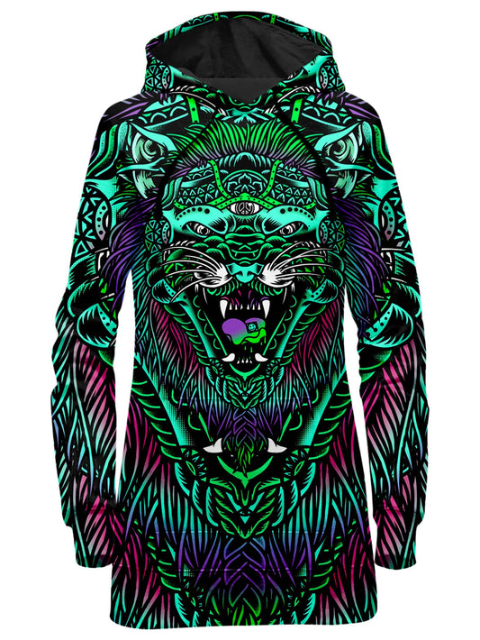 Acid Tiger Hoodie Dress, Set 4 Lyfe, | iEDM
