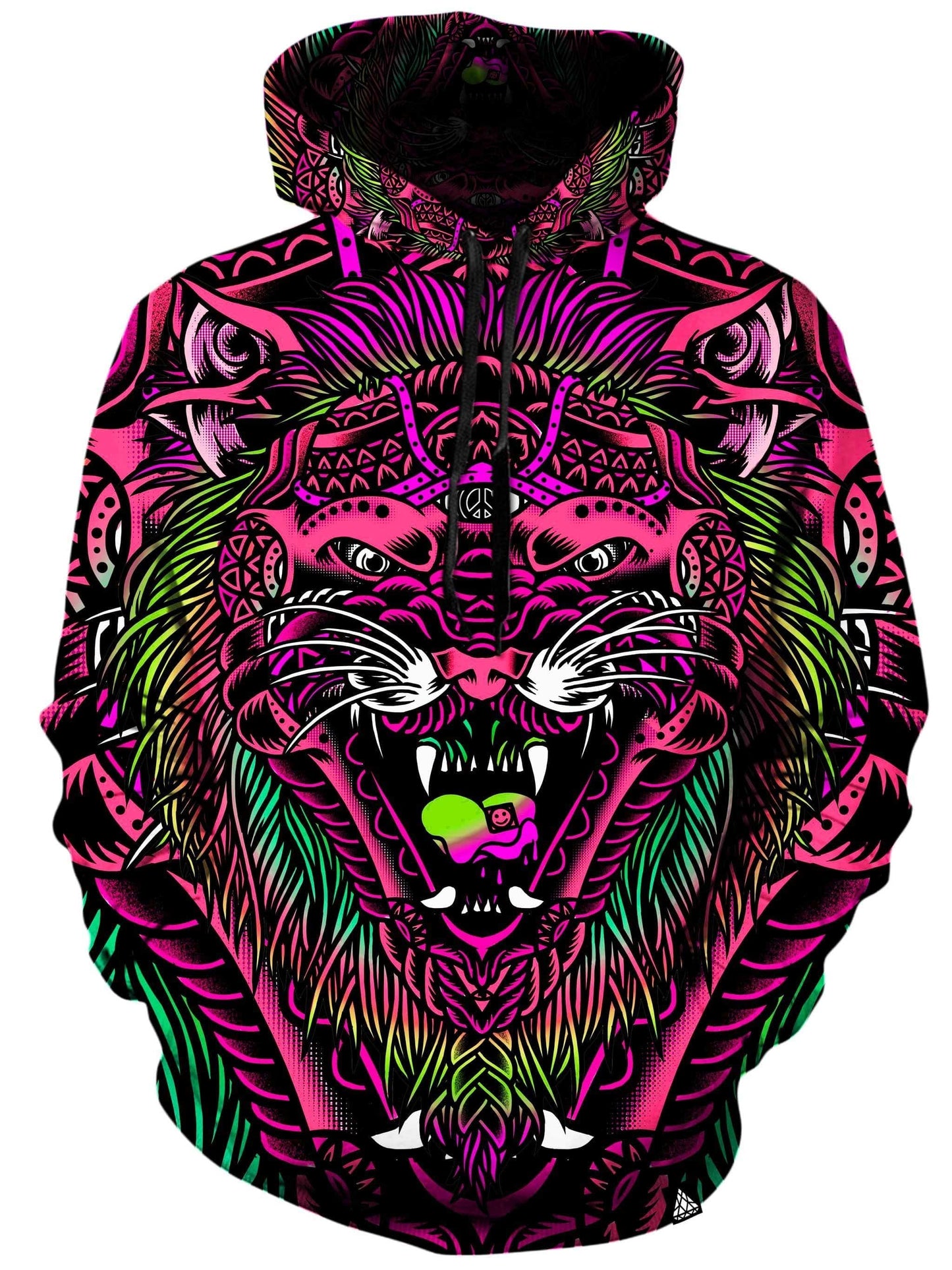 Acid Tiger Pink Unisex Hoodie, Set 4 Lyfe, | iEDM