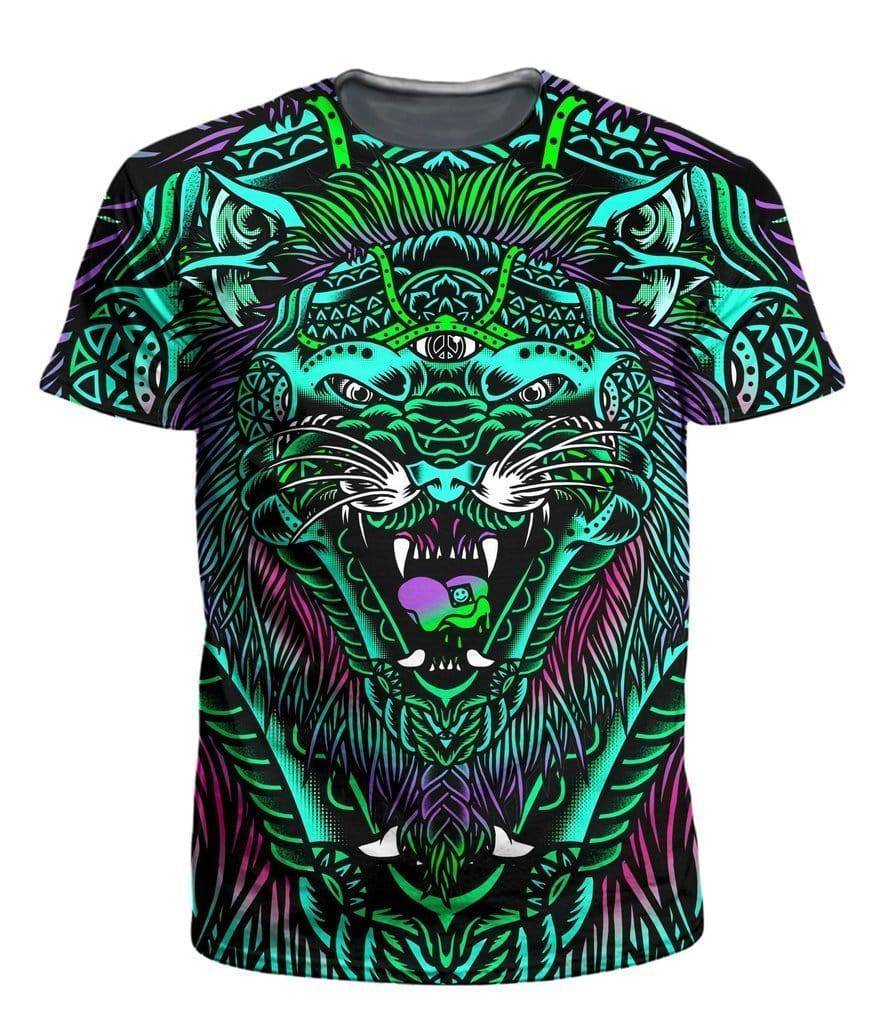 Acid Tiger T-Shirt and Shorts Combo, Set 4 Lyfe, | iEDM