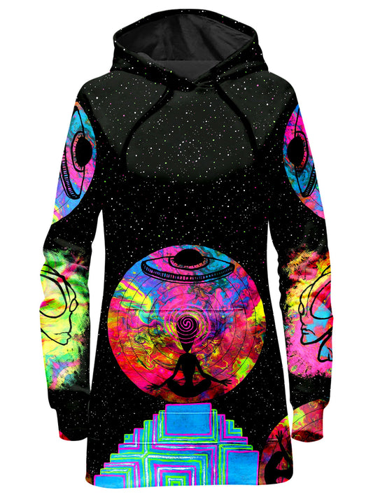 Alien Meditate Hoodie Dress, Set 4 Lyfe, | iEDM