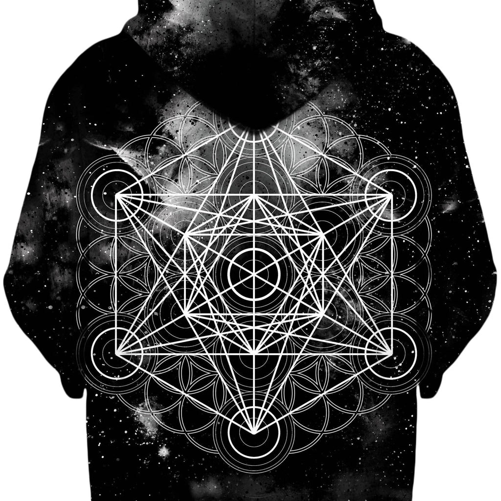 Black Space Metatrons Cube Unisex Hoodie, Set 4 Lyfe, | iEDM